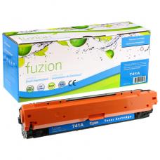 Recyclée HP CE741A Toner Cyan Fuzion (HD)
